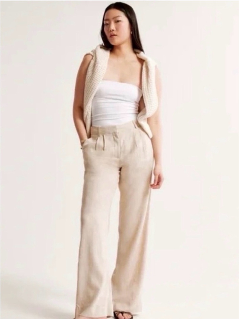 Abercrombie Sloane wide leg pants